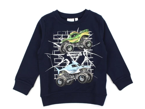 Name It dark sapphire Monster Jam sweatshirt